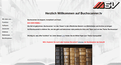 Desktop Screenshot of buchscanner.tv